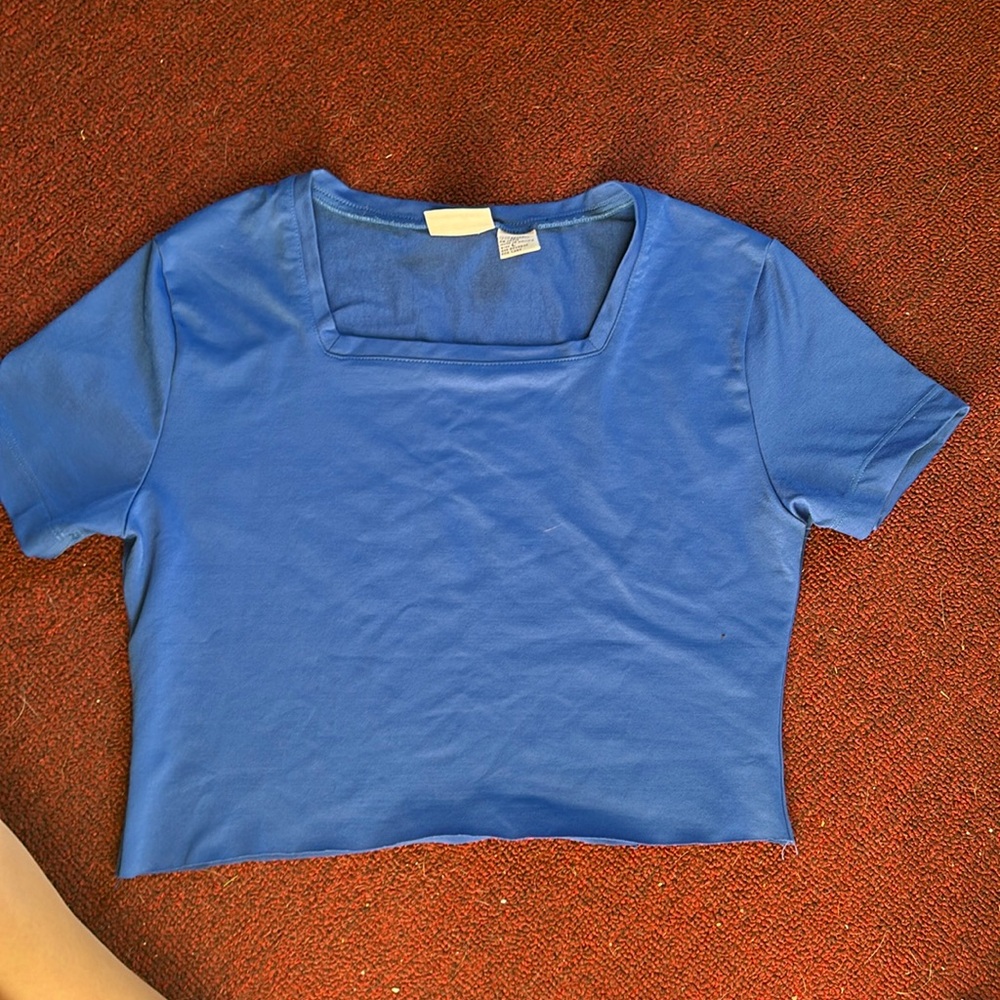 Blue exit emergency shirt